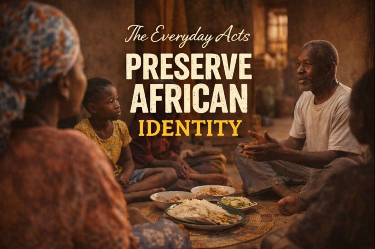 ஆப்பிரிக்க அடையாளத்தைப் பாதுகாக்கும் அன்றாடச் செயல்கள் | Think Daily 1 african identity