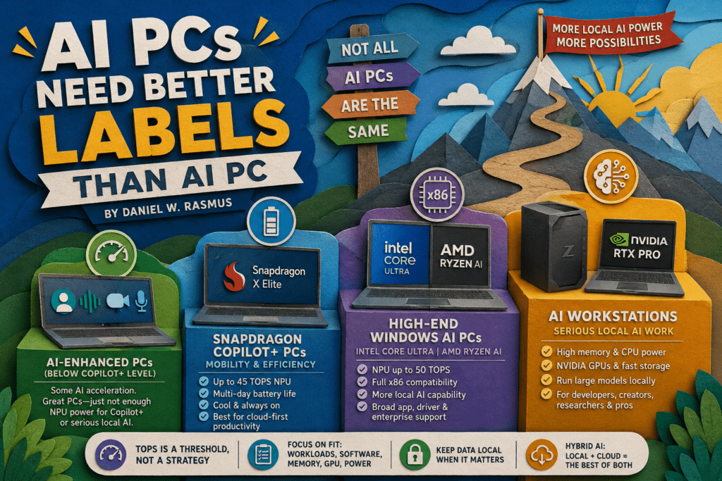 AI PCs Need Better Labels Than AI PC | Think Daily 21 AI PC term capstone